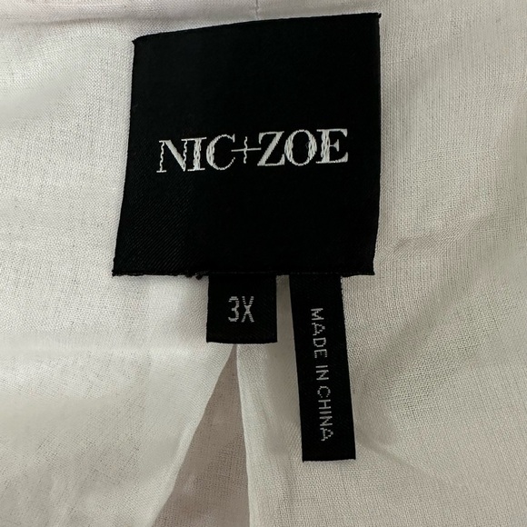 NWOT NIC + ZOE Women's Copper Shine Blazer sz 3XL - Picture 5 of 12